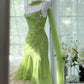 The Wizard of Oz Mermaid Spaghetti Strap Beaded Chiffon Short Homecoming Dress SH3208