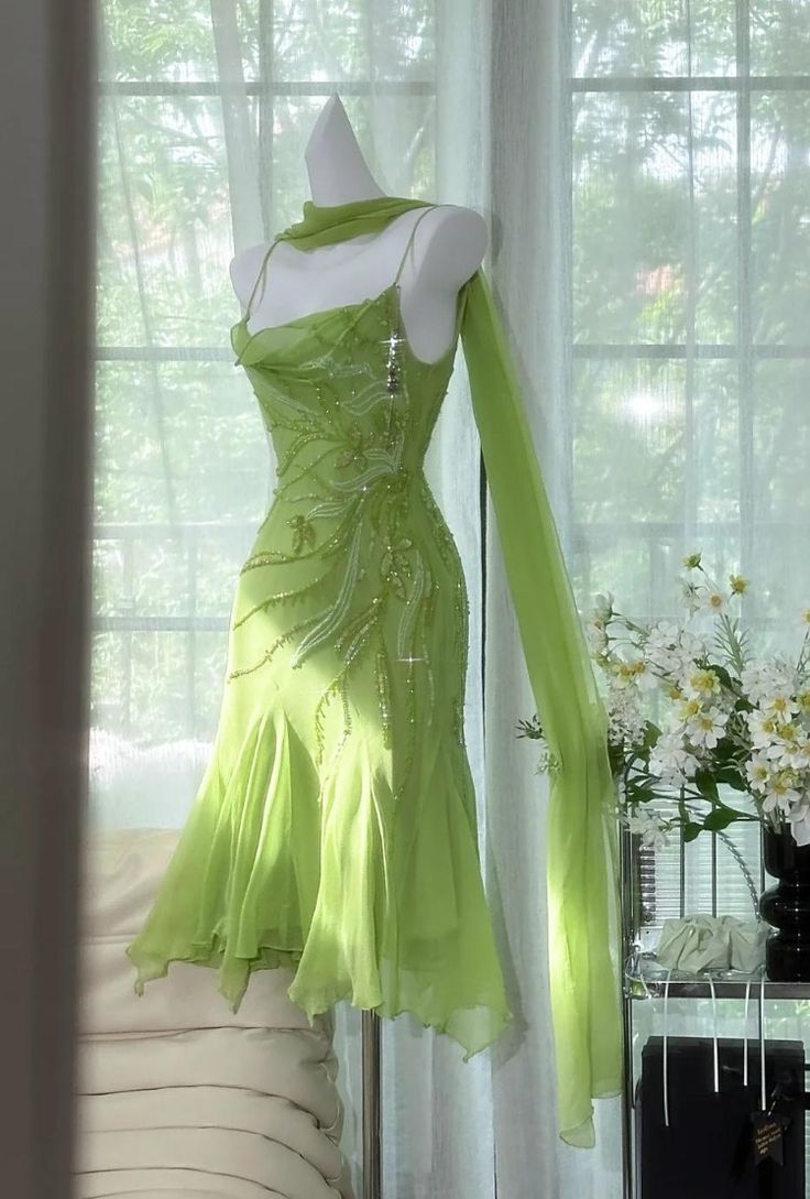 The Wizard of Oz Mermaid Spaghetti Strap Beaded Chiffon Short Homecoming Dress SH3208