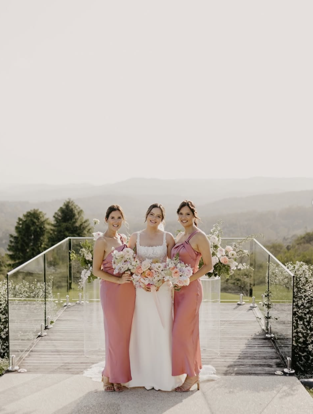 Gentle Sheath One Shoulder Pink Satin Long Bridesmaid Dress Evening Dress SH3200