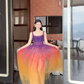 Stunning A Line Straps Purple Orange Ombre Tulle Prom Dress Party Dress SH4737