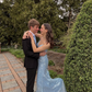 Light Blue Elegant Long Evening Gown Prom Dress SH960