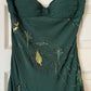 Dark Green Chiffon Ruffle Prom Dress Formal Dress Homecoming Dress SH3936