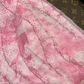 Elegant Mermaid Spaghetti Strap Pink Print Floral Beaded Chiffon Long Prom Dress Evening Dress SH3107