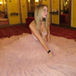Princess A Line Sweetheart Neck Light Pink Tulle Long Prom Dress Evening Dress SH2220