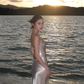 Silver Grey Sheath Strapless Satin Long Prom Dress Formal Gown Party Dress SH4186