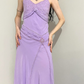 Elegant Purple A Line Spaghetti Strap Beaded Sequin Chiffon Prom Dress Evening Dress SH2529