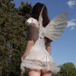 Cute A Line Puff Sleeve Tulle Satin Homecoming Dress Outfits SH3910
