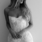 Cute A Line Strapless White Lace Short Homecoming Dress Birthday Dress SH4656