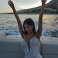 Shiny Silver Mermaid Sweetheart Neck Rhinestone Sequin Prom Dress Evening Dress SH8569