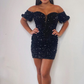 Beautiful Sweetheart Sequnins Homecoming Dress  SH579
