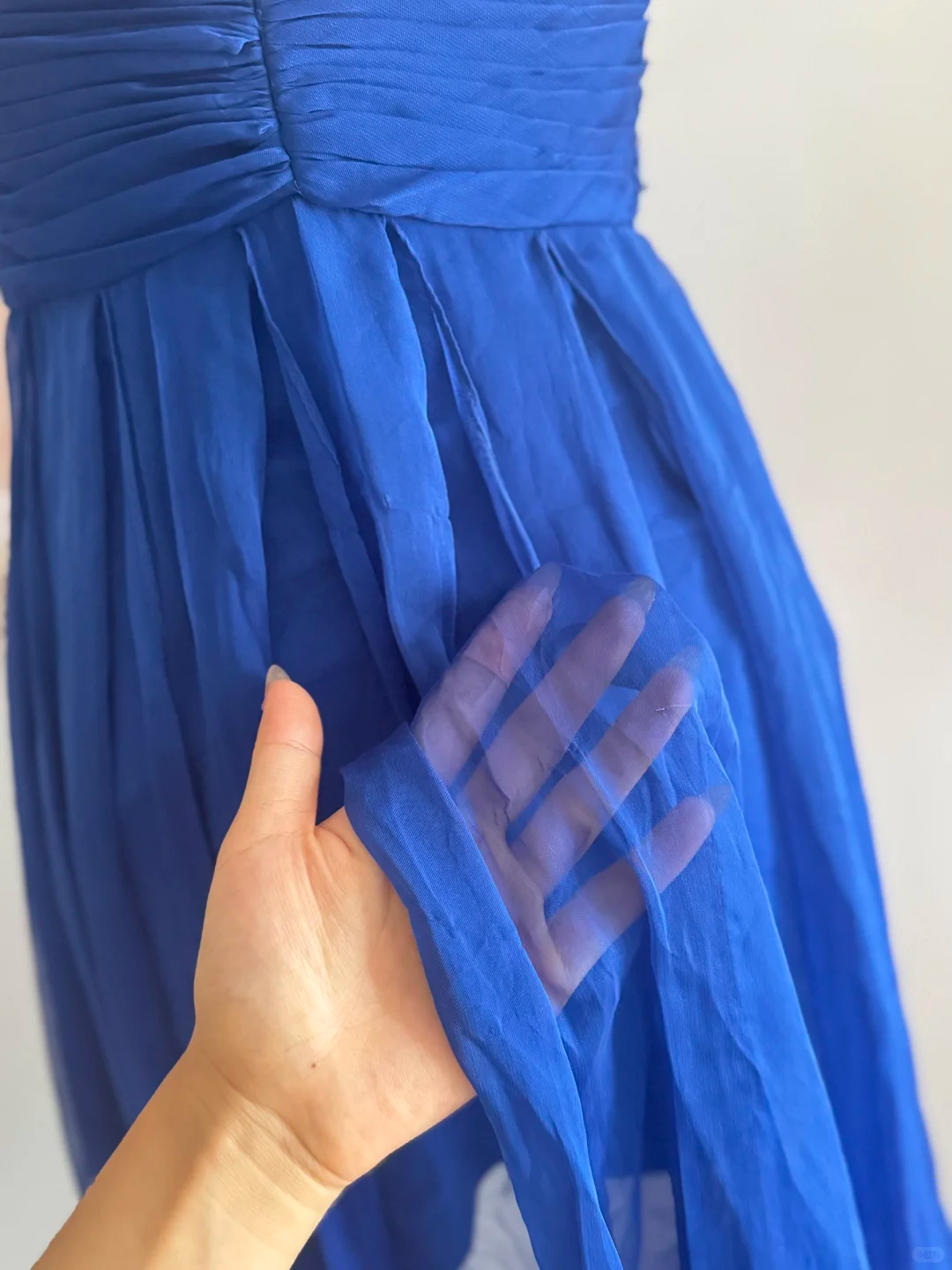 Vintage Blue A Line Sweetheart Neck Rhinestone Ruffle Chiffon Homecoming Dress Outfits SH4554