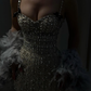 Exquisite Sheath Spaghetti Strap Rhinestone Satin Long Prom Dress Evening Dress SH3513