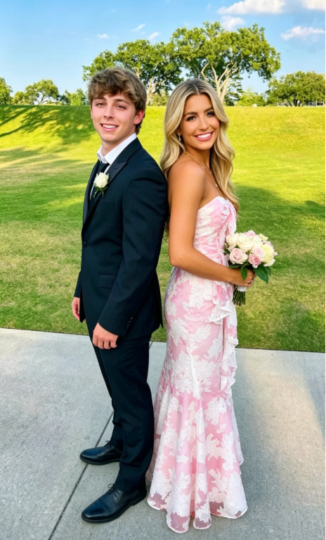 Pink Mermaid Strapless Print Floral Evening Dress Prom Dress Party Dress SH973