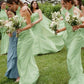 Simple Sheath Halter White Satin Open Back Evening Dress Bridesmaid Dress SH2694