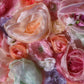 Princess Dreamy Colorful Flower Sweetheart Neck Ball Gown Organza Prom Dress Birthday Dress SH3632