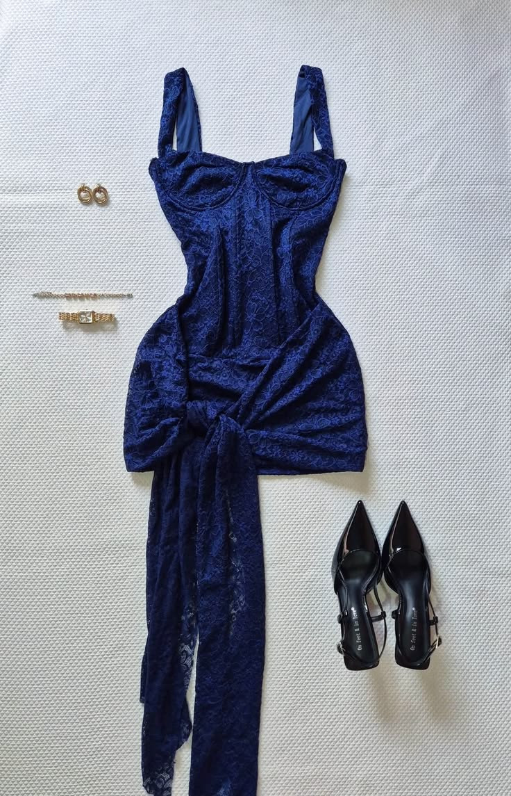 Sexy Navy Blue Sheath Straps Lace Short Prom Dress Homecoming Dress SH7994