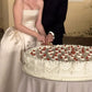 Classic Simple White Ball Gown Strapless Satin Wedding Dress SH3807