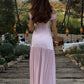 Sweety Light Pink Mermaid Off the Shoulder Chiffon Satin Prom Dress Evening Dress SH5764