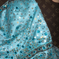 Stunning A Line Sweetheart Neck Beaded Blue Tulle Satin Party Dress Wedding Guest Dress SH3139