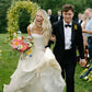 Simple Classic White A Line Strap Satin Tulle Long Prom Dress Wedding Dress SH3657