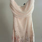 Stunning Sheath Strapless Floral Beaded Apricot Tulle Short Prom Dress Homecoming Dress SH8000