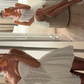 Sweety A Line Spaghetti Strap White Lace Short Prom Dress Homecoming Dress SH8520
