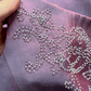 Vintage A Line Exquisite Beaded Purple Satin Prom Dress Evening Dress Date Dress SH5634