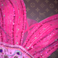 Vintage Pink Ombre Mermaid Halter Beaded Satin Tulle Prom Dress Party Evening Dress SH5895