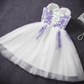 A-line Blue Sweetheart Strapless Appliques Homecoming Dresses  SH790