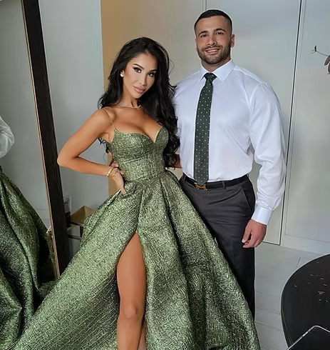 Vintage Spaghetti Straps Green Prom Dress Long Prom Dresses SH343