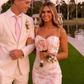 Stylish Sheath Spaghetti Straps Pink Floral Printed Sequins Short Homecoming Dress SH7489