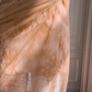 Sexy Brown Sheath One Shoulder Lace Prom Dress Birthday Dress SH4510