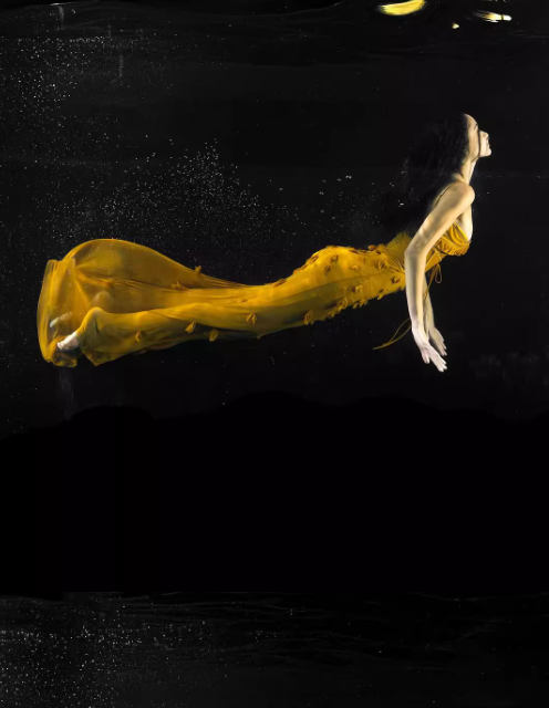 Charming Sheath Spaghetti Strap Flower Orange Tulle Long Party Dress Evening Dress SH3127