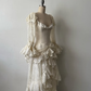 Vintage Apricot A Line Long Sleeve Layered Lace  Long Prom Dress Party Dress SH5536