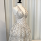 Cute A Line Halter Layered Polka Dot Tulle Party Dress Wedding Guest Dress SH3124