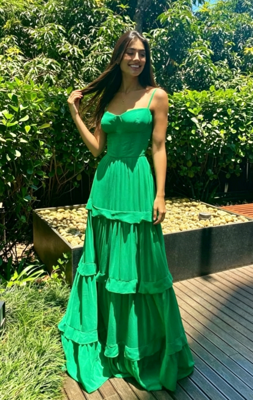Green Sweetheart Neckline Long Party Dress Formal Prom Dress  SH729