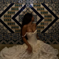 Vintage Ball Gown Off the Shoulder Satin Lace Prom Dress Wedding Dress SH4479