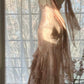 Gentle Mermaid Spaghetti Strap Beaded Ruffle Chiffon Prom Dress Graduation Prom Dress SH2665