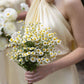 Yellow A Line Halter Satin Open Back Long Prom Dress Bridesmaid Dress SH2614