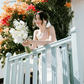 Elegant A Line Sweetheart Neck Pleated Ivory Satin Long Wedding Dress SH8254