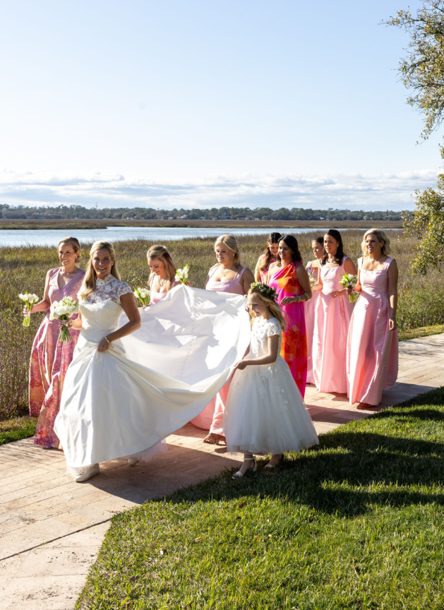 Sweety Pink A Line Spaghetti Strap Satin Long Bridesmaid Dress SH6304