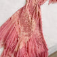Elegant A Line V Neck Beaded Ruffle Chiffon Prom Dress Evening Dress SH2247