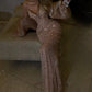 Sexy Sheath Sweetheart Neck Beaded Tulle Satin Prom Dress 18th Birthday Dress SH4472