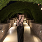 Sexy Black A Line Spaghetti Strap Satin Open Back Prom Dress Vacation Dress SH5194