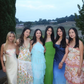 Blue Sheath Halter Layered Tulle Long Prom Dress Evening Dress SH1886