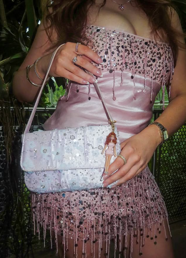 Shiny Pink Sheath Spaghetti Strap Sequin Beaded Satin Short Prom Dress Homecoming Dress SH8940