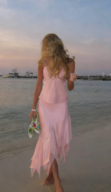 Yellow Mermaid Halter Two Piece Satin Prom Dress Evening Dress SH1858