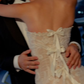 Vintage Ball Gown Halter Bow Exquisite Rhinestone White Satin Long Wedding Dress SH4938