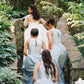 High Neack Ice Blue A Line Bridesmaid Dress SH6556