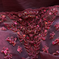 Vintage Burgundy Mermaid Strapless Beaded Satin Prom Dress Evening Dress Date Dress SH5639